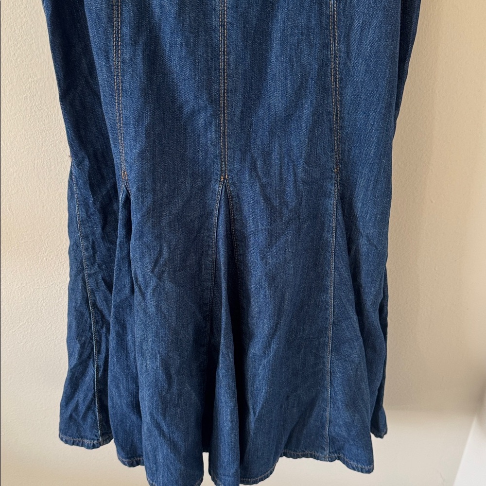 Reformation Serafina Denim Midi Dress, Size 4, $248 - Picture 10 of 12